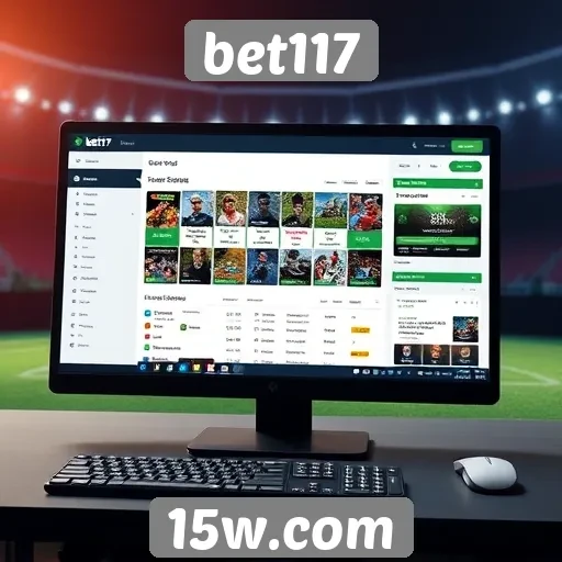 Interface e experiência do usuário no site bet117